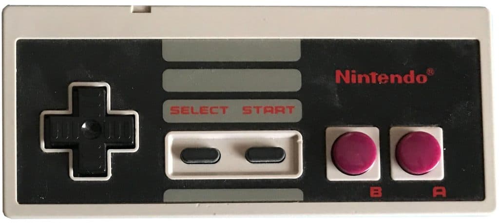 Gamboy style NES controller